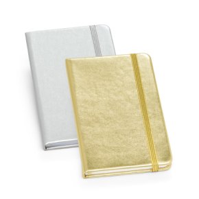 93787 - Caderno capa dura em couro sintético 