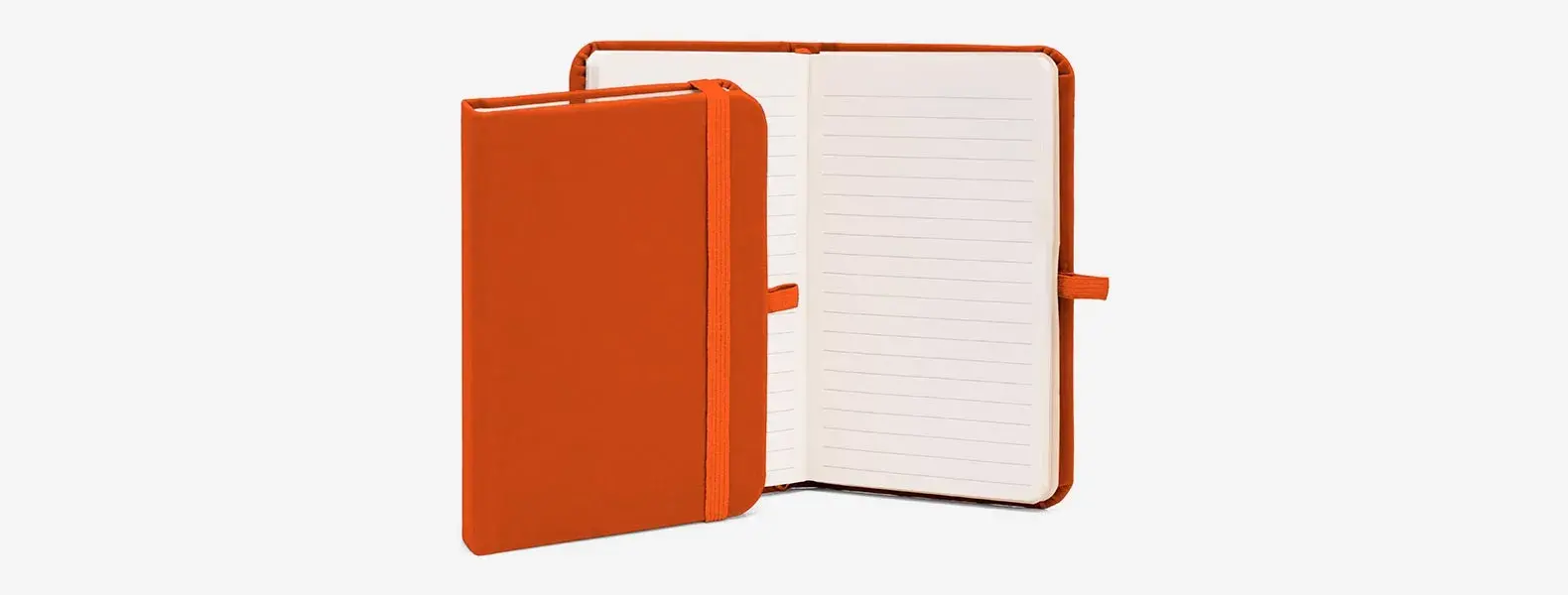 CADERNETA PARA ANOTAÇÕES 15X9 CM - LARANJA - 80 FOLHAS