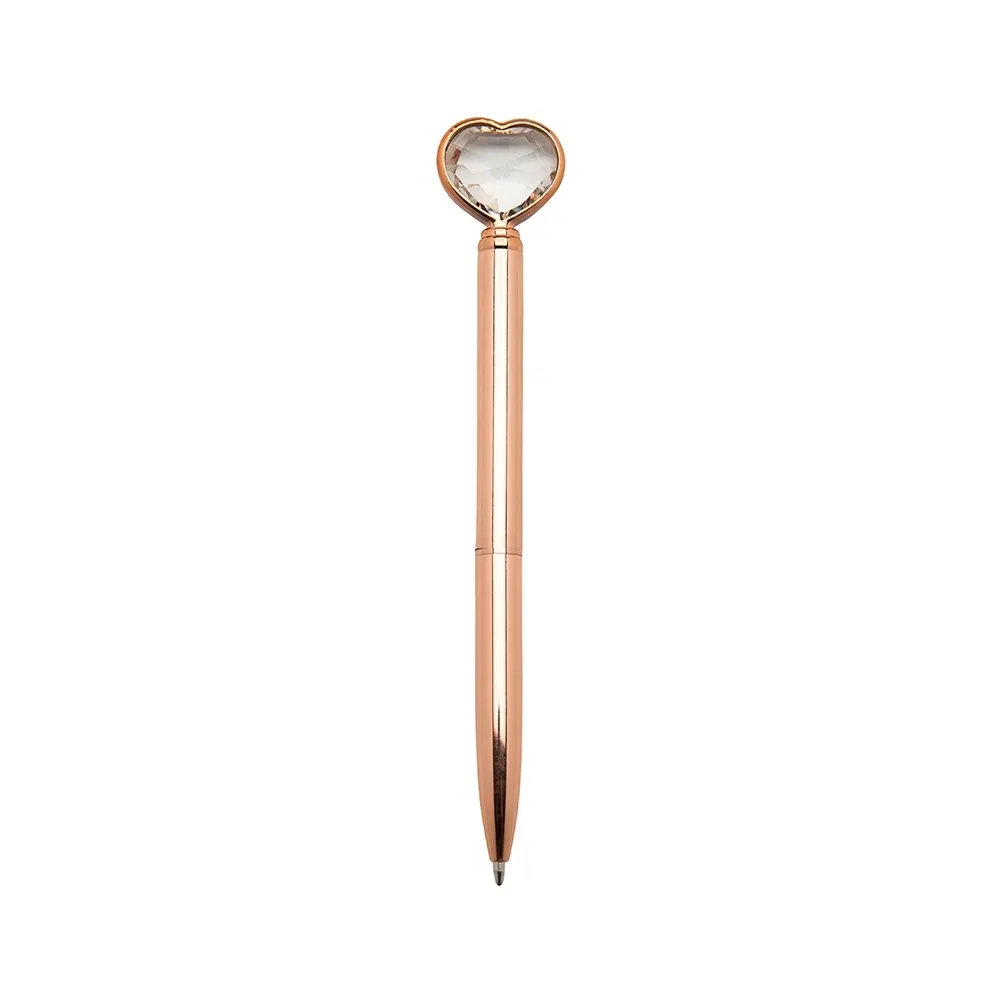 CANETA METAL CORAÇÃO