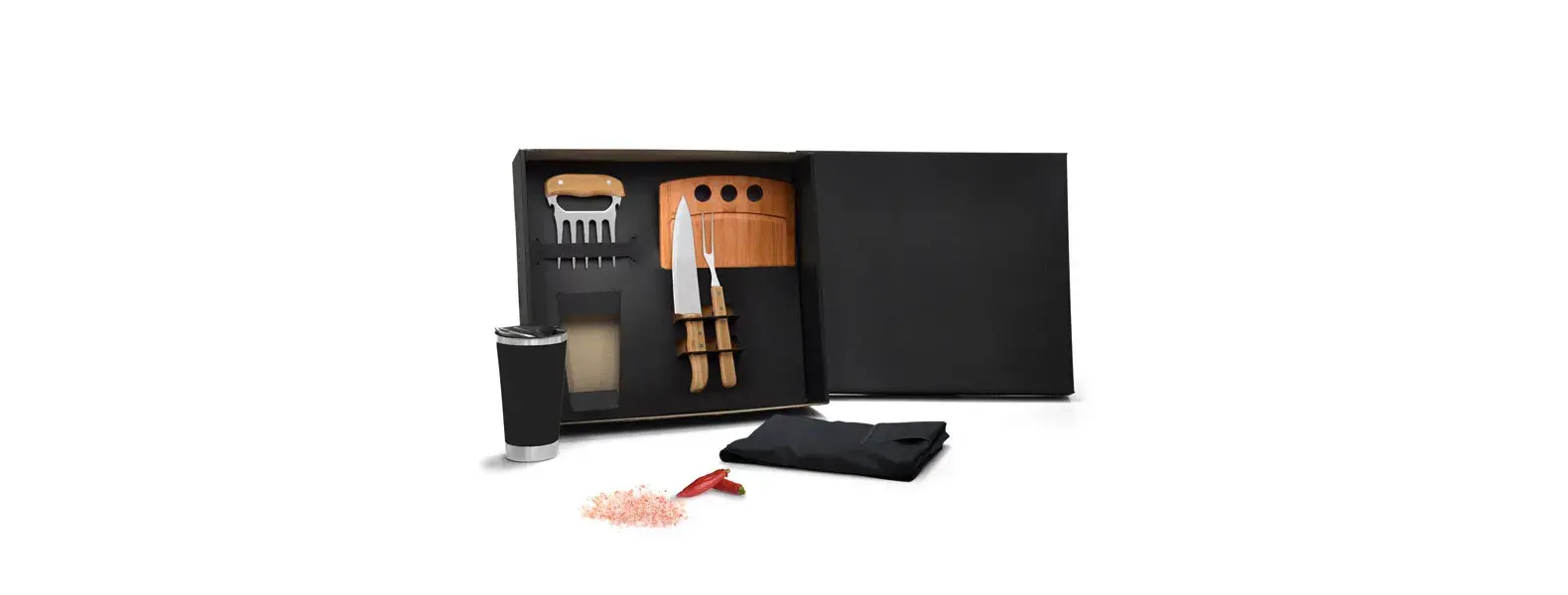 KIT PARA CHURRASCO COM COPO TÉRMICO - 6 PÇS