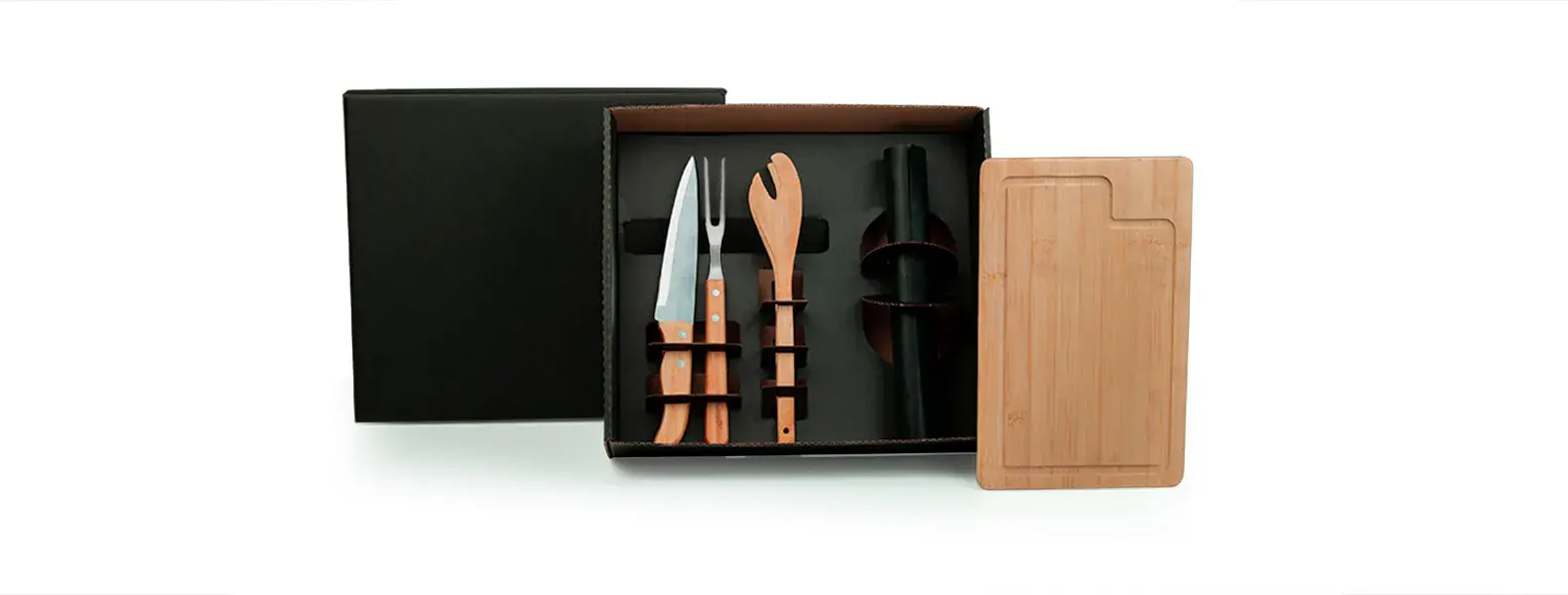 KIT PARA CHURRASCO COM ESTEIRA GRILL - 5 PÇS