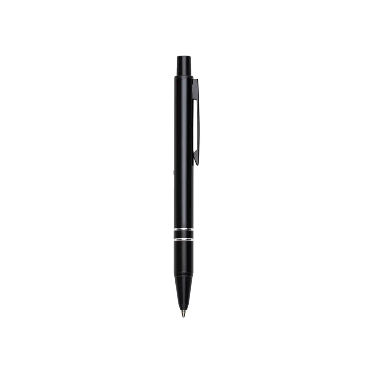 MINI CANETA SEMI-METAL C/ 2 ANEIS 