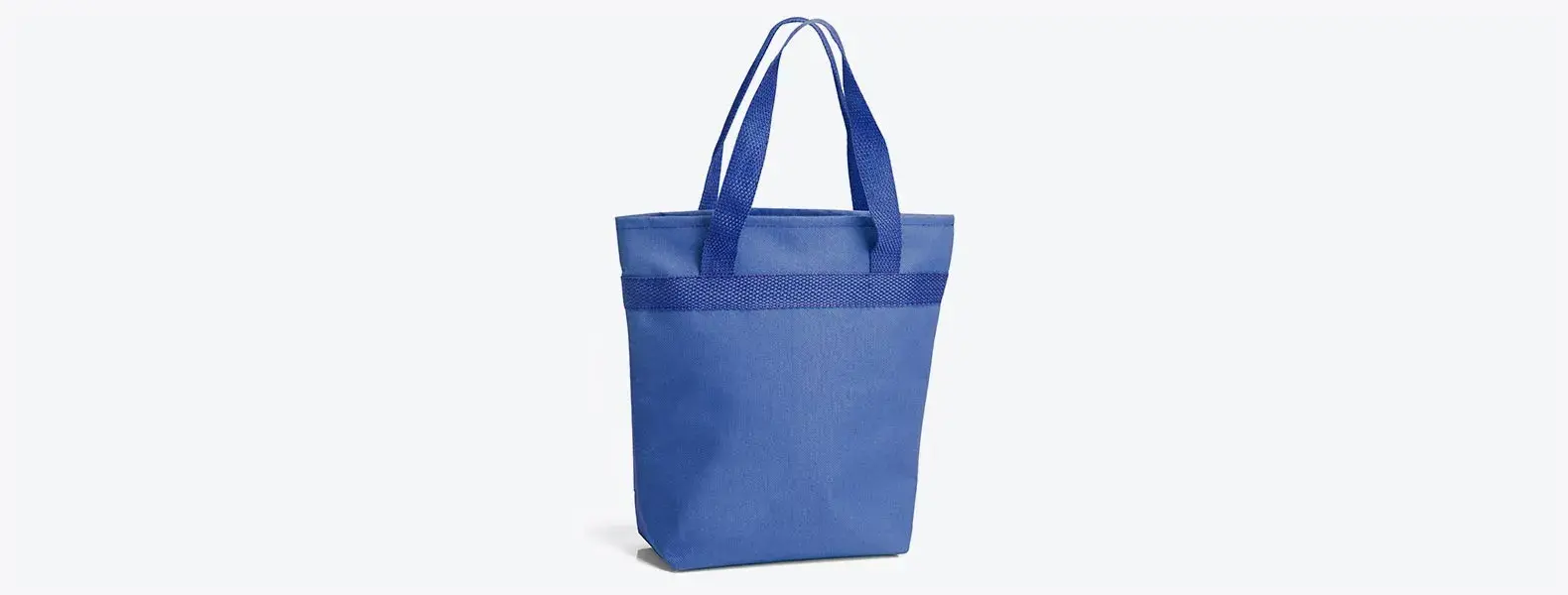 SACOLA TÉRMICA EM NYLON 600 - AZUL - 5L - 20,5X8X27CM