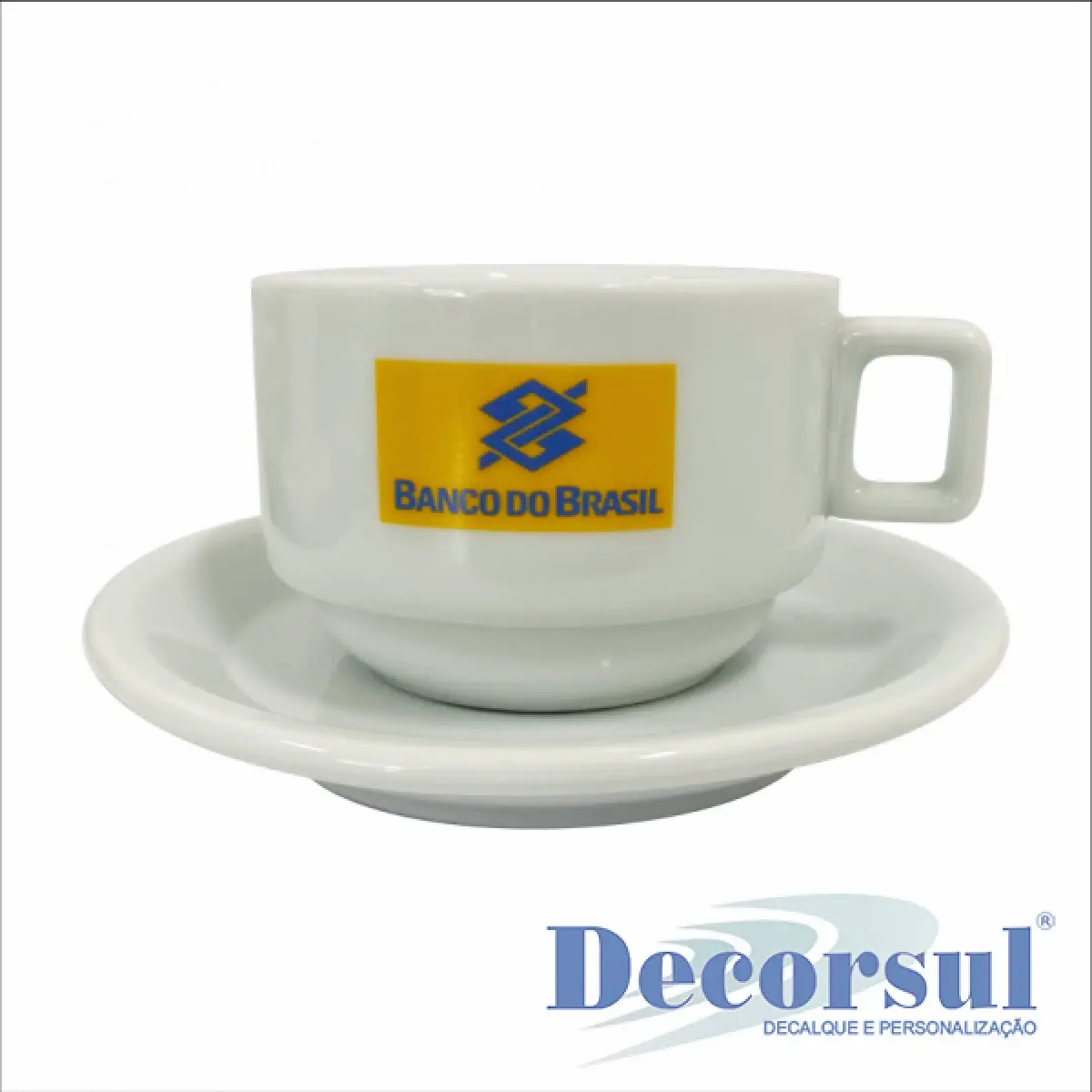 Xicara Porcelana Chá Personalizada Bar Hotel 200ml