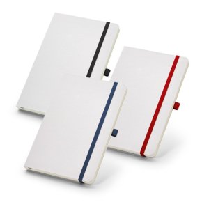 93733 - Caderno em capa dura com porta esferográfica